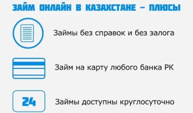 Взять онлайн займ на карту в Казахстане
